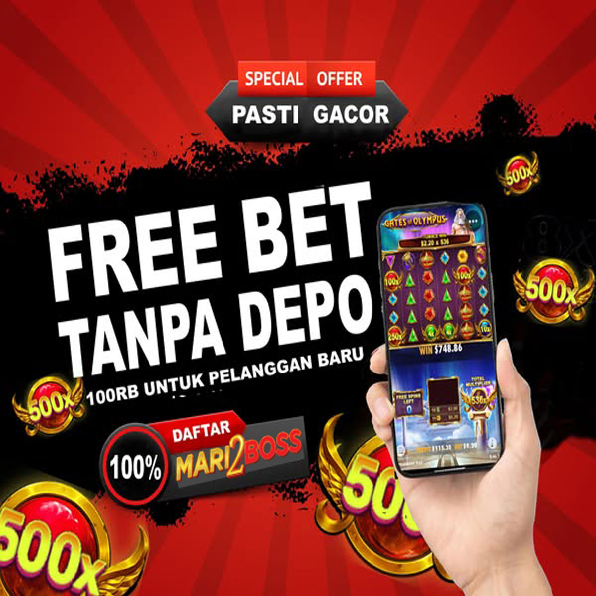 Mari2Boss Dapatkan Freebet Tanpa Depo Khusus hari ini